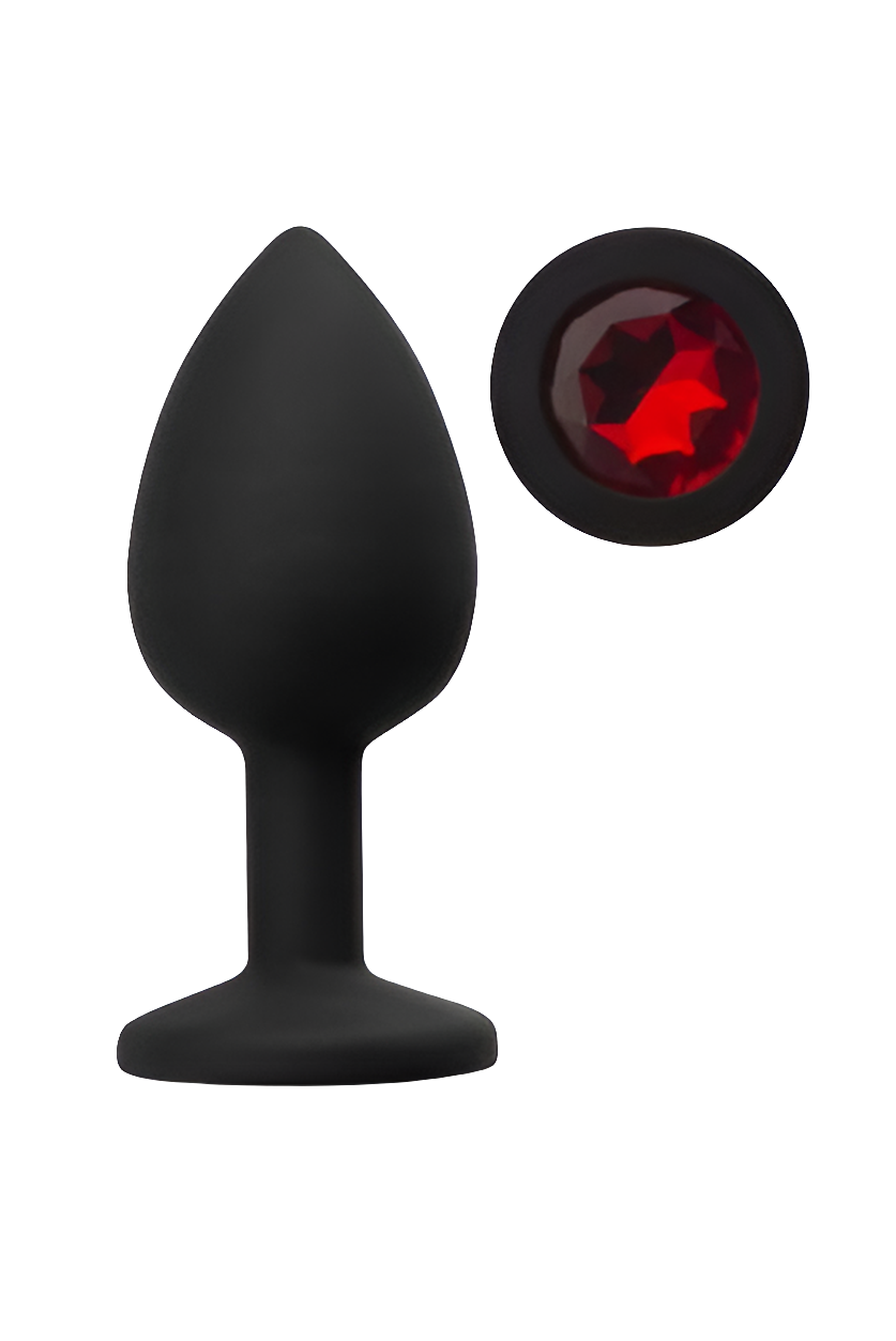 Soft Siyah Silikon Anal Plug 7 cm
