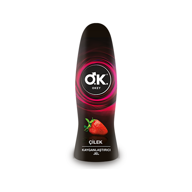 Okey Çilek Aromalı Kayganlaştırıcı Jel 50 ml
