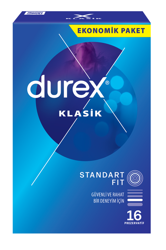 Durex Klasik x16 Prezervatif