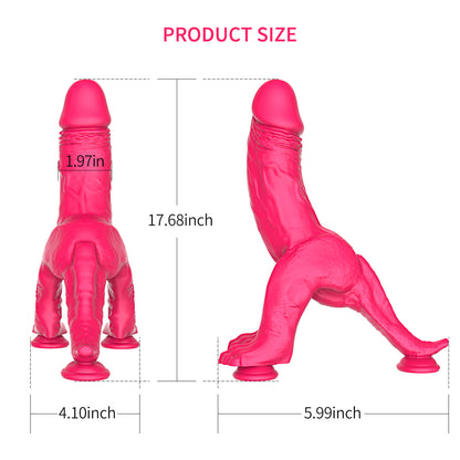 ✨ Her Yüzeye Uyumlu |Dildonozor ile Sınırsız Zevk