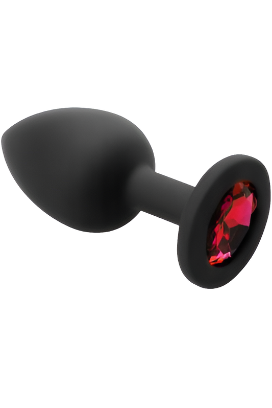 Soft Siyah Silikon Anal Plug 7 cm