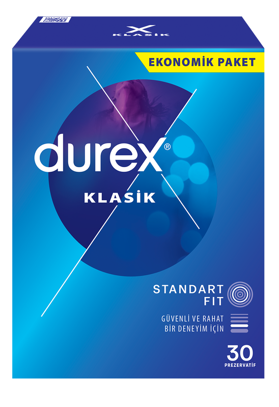 Durex Klasik x30 Prezervatif