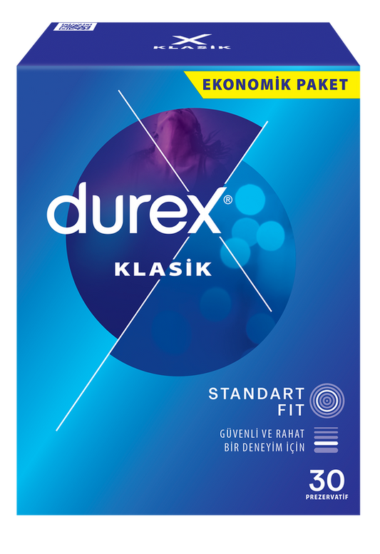 Durex Klasik x30 Prezervatif