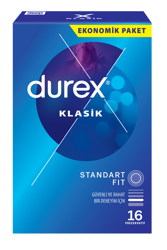 Durex Klasik x16 Prezervatif