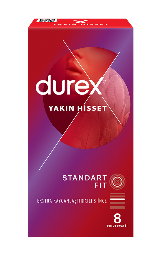 Durex Yakın Hisset x8 Prezervatif